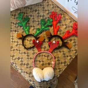 Festive Reindeer Antler Headbands with Earmuffs
BUNDLE